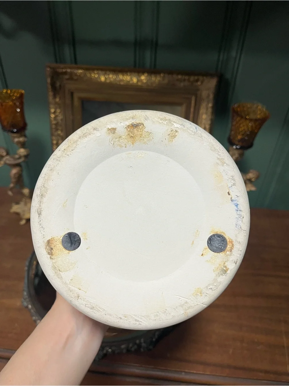 Large kitchen stuff utensil crock